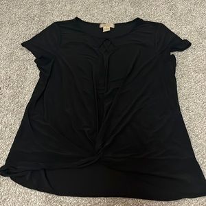 Diana Belle size XL short sleeve black shirt